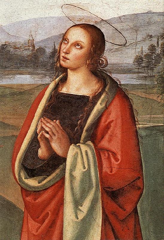 PERUGINO, Pietro The Pazzi Crucifixion (detail) af